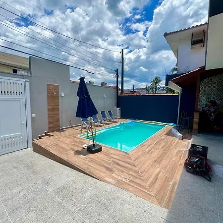 Sobrado C/ Piscina 100M Da Praia Bertioga Exterior photo